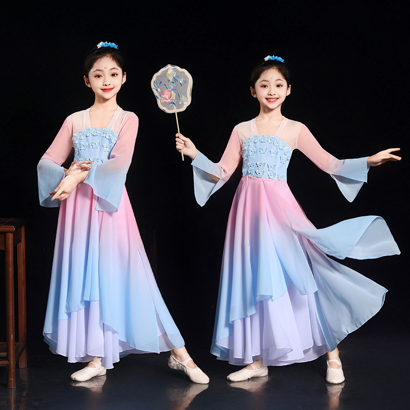 桃李杯表演服簪花引舞蹈服飘逸剧目艺考服汉唐古典舞演出服中国风