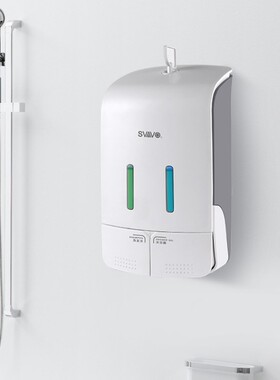 瑞沃皂液器酒店洗发水沐浴露盒宾馆家用卫生间壁挂皂器PL-151052