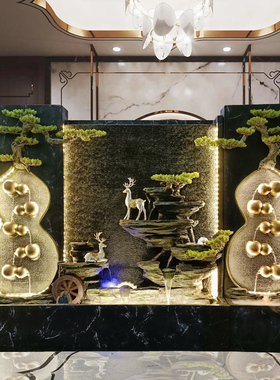 公司客厅玄关庭院办公室落地摆件