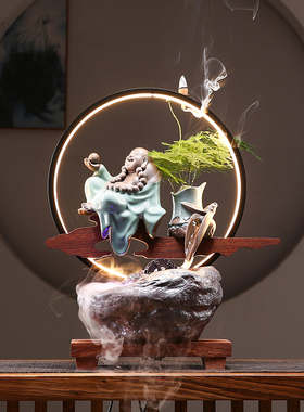 客厅办公室桌面中式摆件茶几装饰