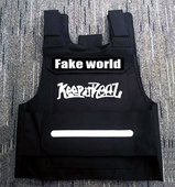 hiphop 嘻哈说唱演出机能战术马甲背心 潮牌潮酷机车服饰 vest