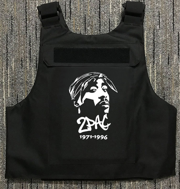 马甲背心嘻哈说唱2PAC