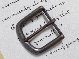 贝克汉姆扣 新款 实心紫铜皮带扣 复古经典 单针内径38mm. 美式