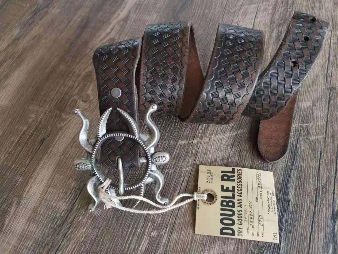 RRL複古皮帶 男黑色真皮編織腰帶 純銅圓形烏龜八爪帶頭 帶寬40mm在類目 服飾配件/皮帶/帽子/圍巾, 腰帶/皮帶/腰鏈中 - 來自Buy2taobao.com提供專業的淘寶代購服務