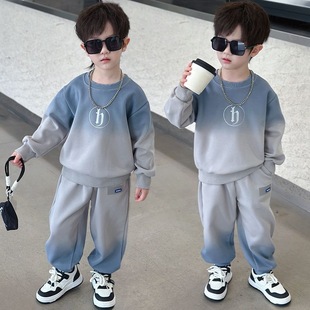 秋季 男童秋装 宝宝衣服儿童装 套装 卫衣帅气时髦潮春秋男孩 2025新款