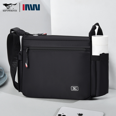 七匹狼男士单肩包潮流时尚背包