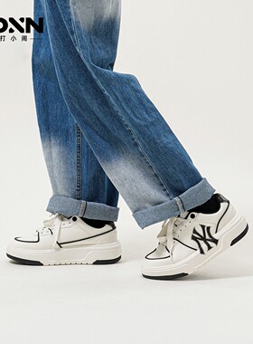 MLB 春季男女情侣复古学长鞋女厚底增高板鞋男运动休闲鞋CA1/M04