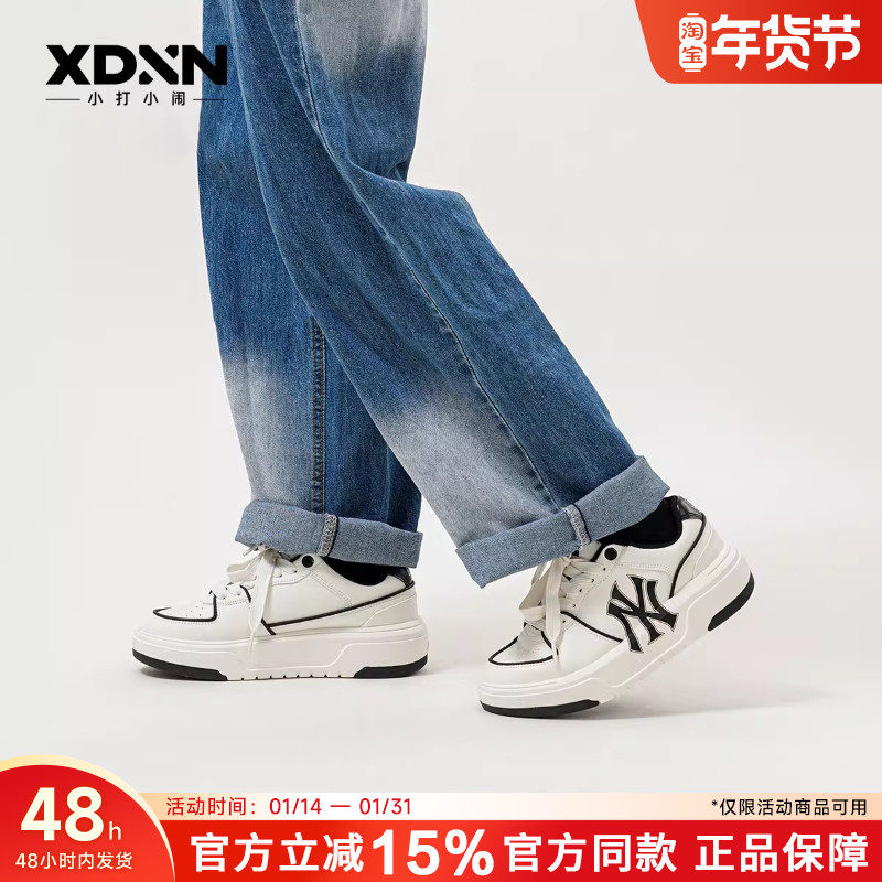 MLB 冬季复古学长鞋休闲女厚底增高板鞋男运动休闲鞋SXCA1/M04,运动鞋new,运动休闲鞋,淘宝优惠券,粉丝福利购,淘宝优惠卷