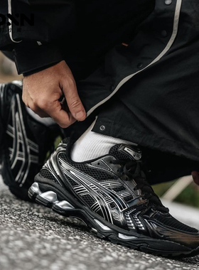 ASICS亚瑟士KAYANO14 新款春季正品百搭银色男鞋复古女鞋跑步鞋
