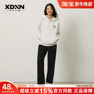 PTB01 纯色休闲刺绣字母标女束脚运动裤 MLB针织裤 基础系列男束脚裤