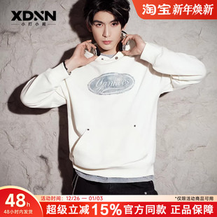 卫衣女休闲连帽男宽松舒适百搭上衣HDM05 官方情侣时尚 MLB 秋季