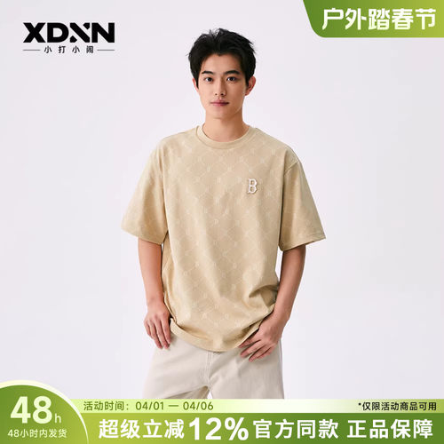 MLB宽松百搭钻石老花T恤