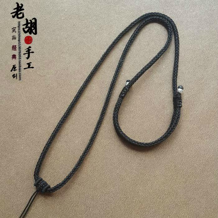 全手工八股编挂绳毛衣链绳子