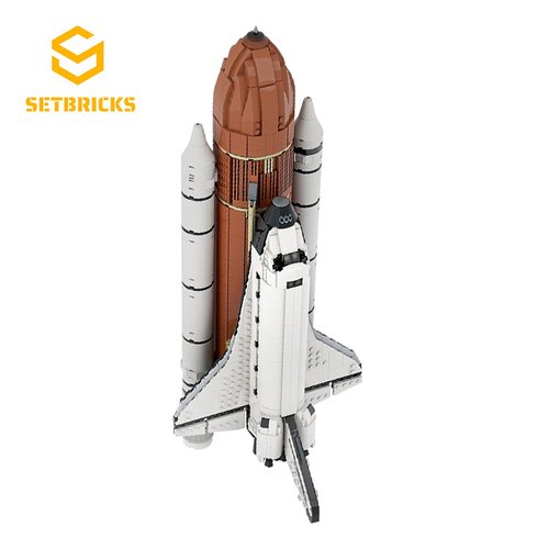 SETbricks太空航空航天飞机1:110 比例小颗粒拼装积木益智玩具