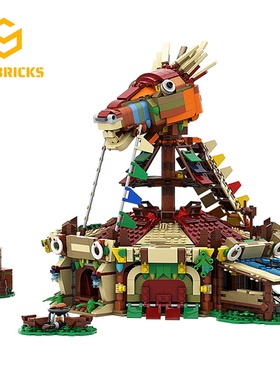 SETbricks任天堂游戏周边塞尔达传说荒野之息小颗粒拼装积木玩具
