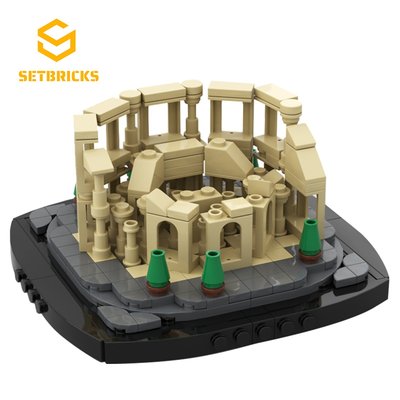 SETbricks乐高迷你套装10276罗马斗兽场小颗粒拼装积木益智玩具