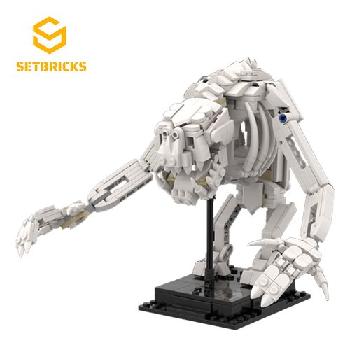 SETbricks星球大战恐龙骨架化石模型摆件小颗粒拼装积木益智玩具