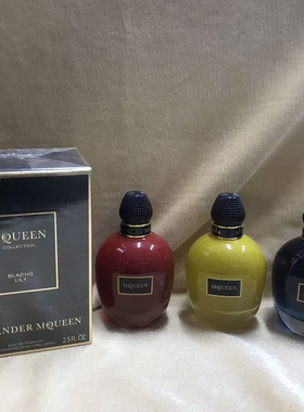 AlexanderMcQueen麦昆香水75ml百合苔藓兰花琥珀永恒经典收藏高端