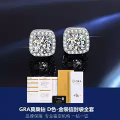Jinhongyu Earrings Moissanite Stud Earrings