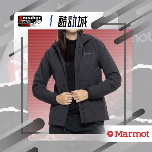 Marmot女户外保暖棉服