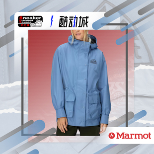 Marmot 土拨鼠 78 All-Weather 女户外防风雨雨衣派克大衣 M15868