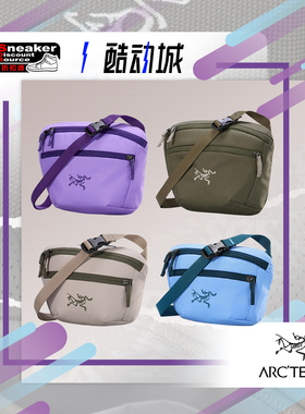 ARC'TERYX 始祖鸟 Mantis 1 2 男女刺绣轻量腰包登山斜挎包