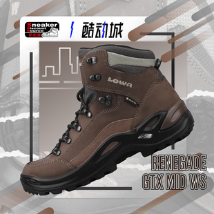 LOWA Renegade GTX Mid Ws 女轻装徒步防水透气宽楦登山鞋320968