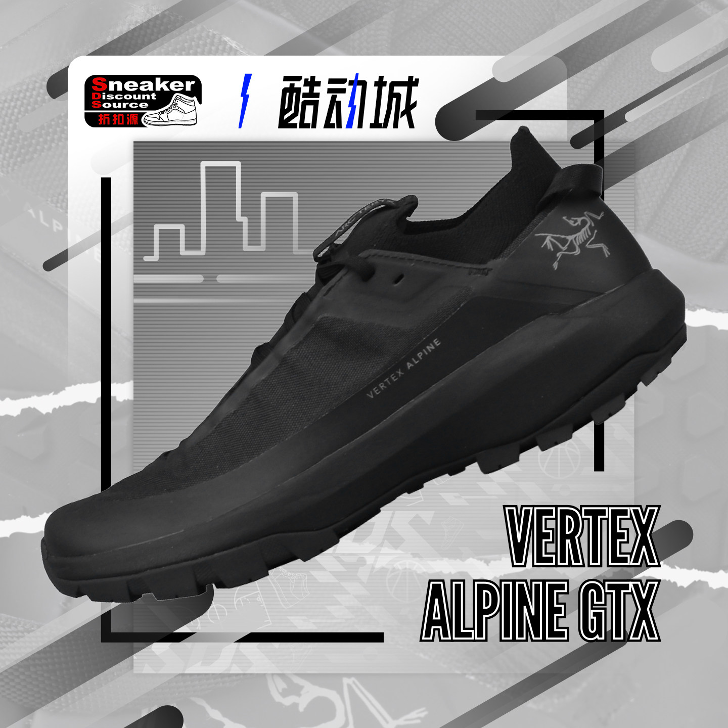 ARC'TERYX男子低帮户外功能鞋