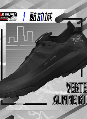 ARC'TERYX 始祖鸟 Vertex Alpine GTX 黑色 男子低帮户外功能鞋