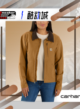 Carhartt 卡哈特 女款底特律美式翻领休闲工装夹克 106208
