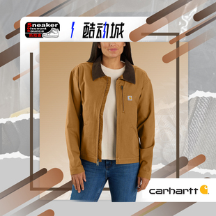 夹克 Carhartt 106208 翻领休闲工装 底特律美式 卡哈特 女款