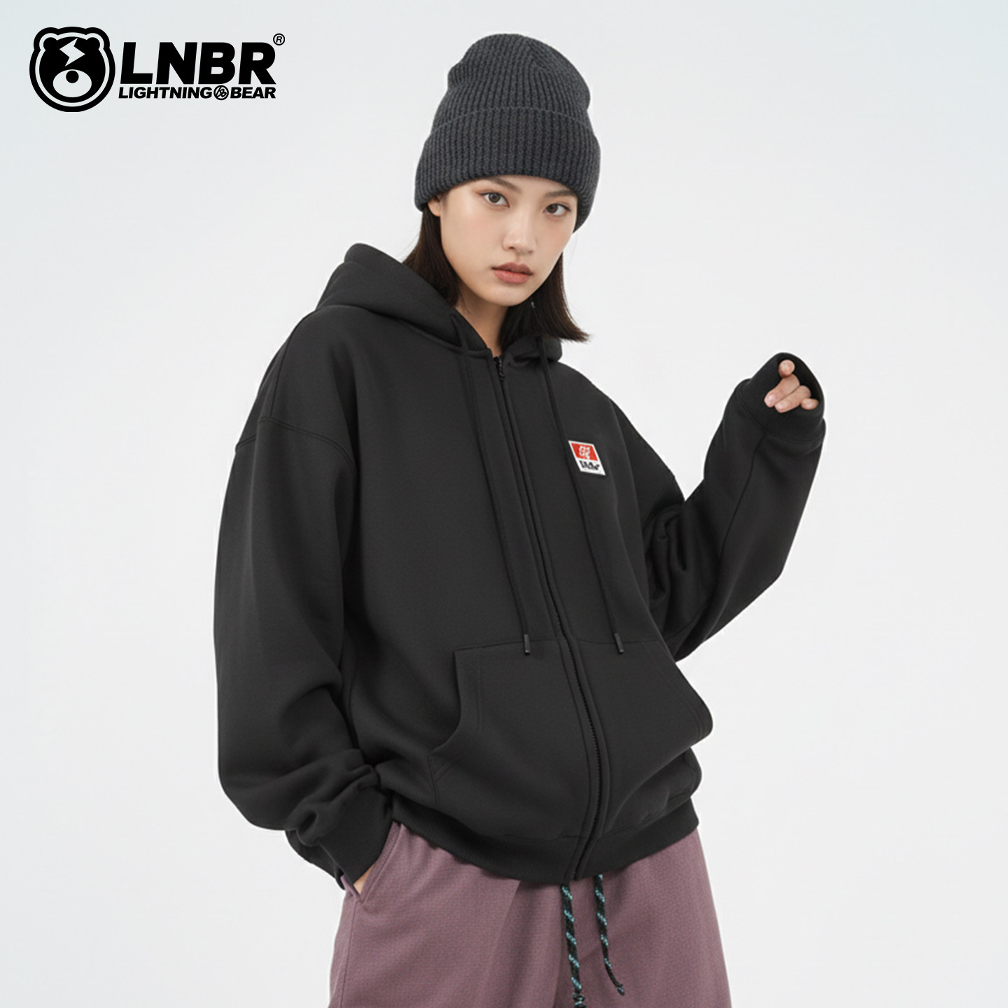 LNBR潮流加肥加大宽松型大码卫衣