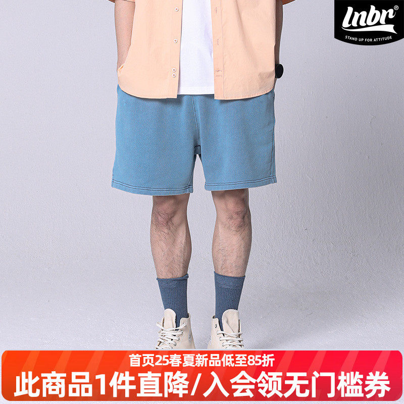 LNBR熊电潮牌夏季休闲短裤针织透气潮流嘻哈运动五分裤大码宽松,男装,休闲裤,淘宝优惠券,粉丝福利购,淘宝优惠卷