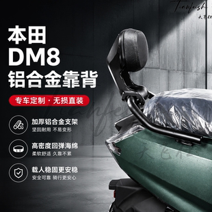 天飞仕适用于新大洲本田DM8铝合金靠背电动车后靠背尾翼改装配件