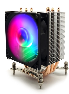 Avc4管散热器9cm风扇115X／1700／Am4塔式4p高135mm制冷片散热器