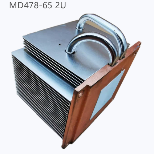 全新478 P4铜铝散热片2热管散热器器DIY工控散热模组0噪音2U被动