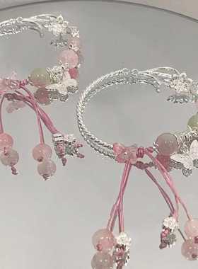 2024年新款粉色精致手链甜美