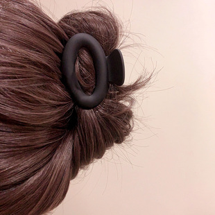 中大号发夹女简约百搭后脑勺抓夹韩国气质盘发鲨鱼夹子发卡发饰新