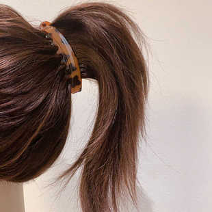 发量少用小号香蕉夹防滑百搭竖夹高马尾防塌发夹扭扭抓夹发卡发饰