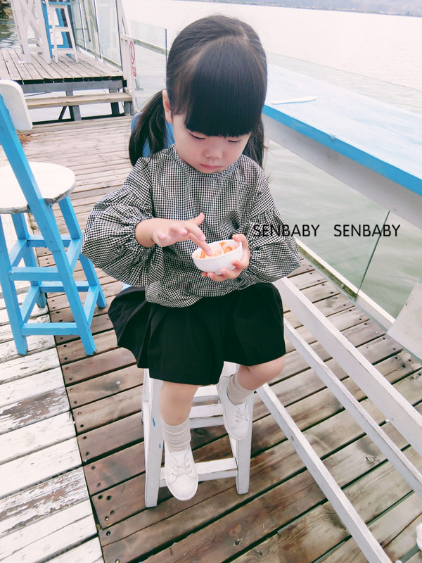 Chemise fille SENBABY à manche longue - Ref 2085693 Image 1