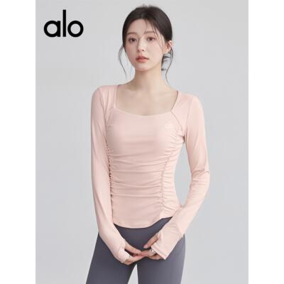 AloYoga.瑜伽服长袖美背