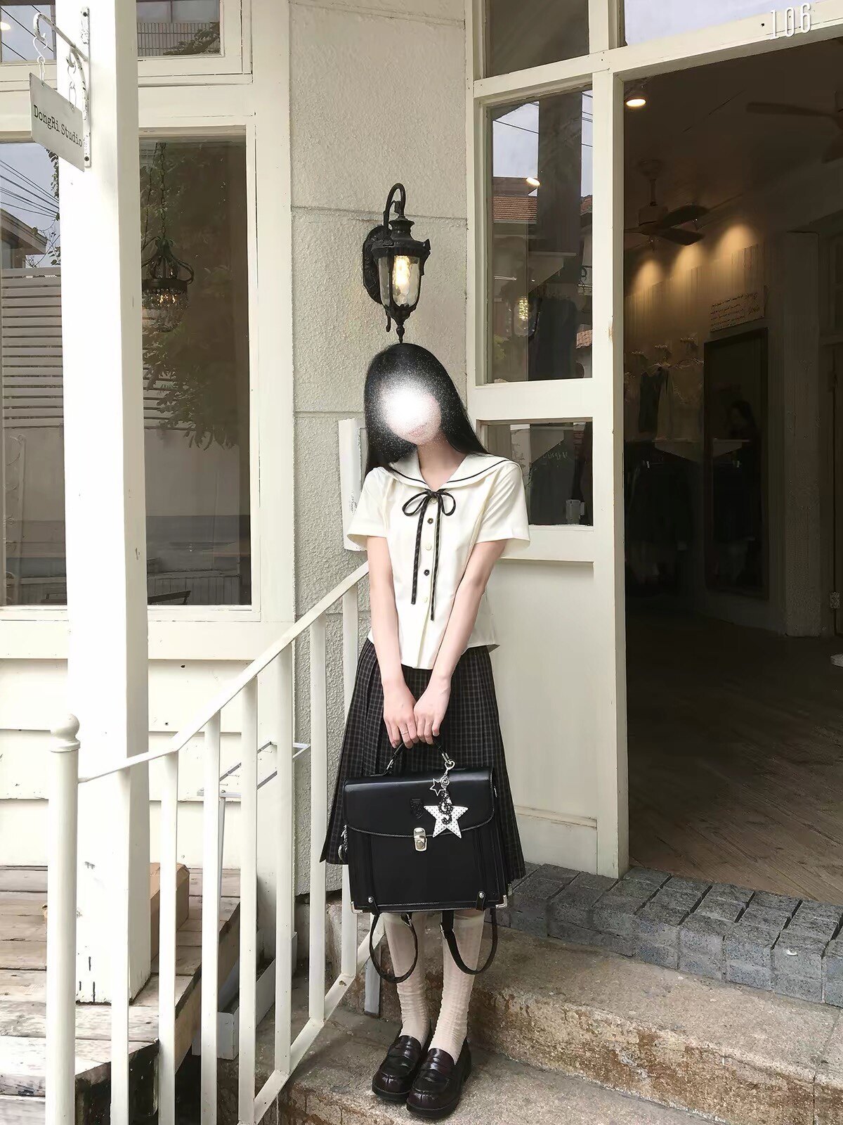 娃娃领短袖衬衫夏季新款独特漂亮学院风小个子巨好看女学生Jk上衣