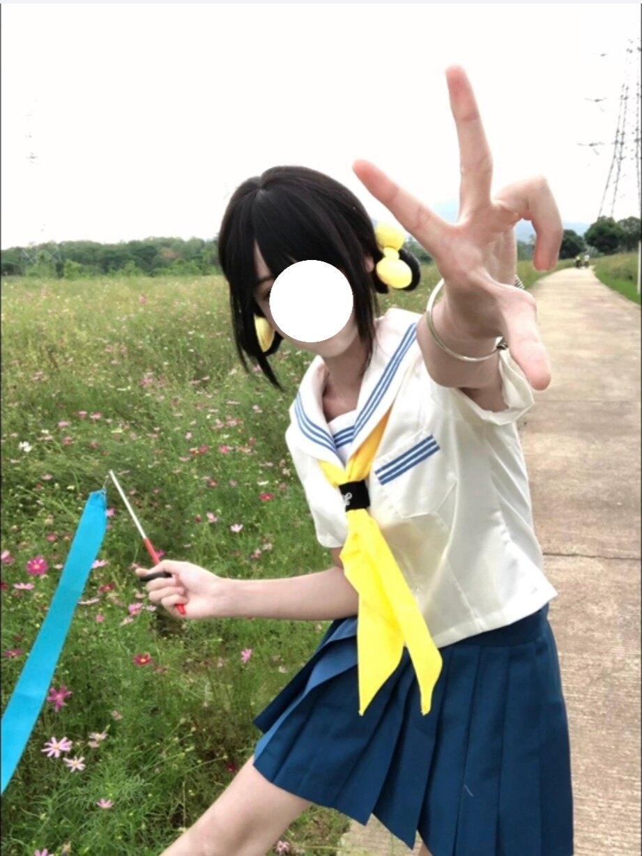 校供感Jk制服穿搭白领蓝三本短袖水手服叠穿蓝色百褶裙甜妹套装女