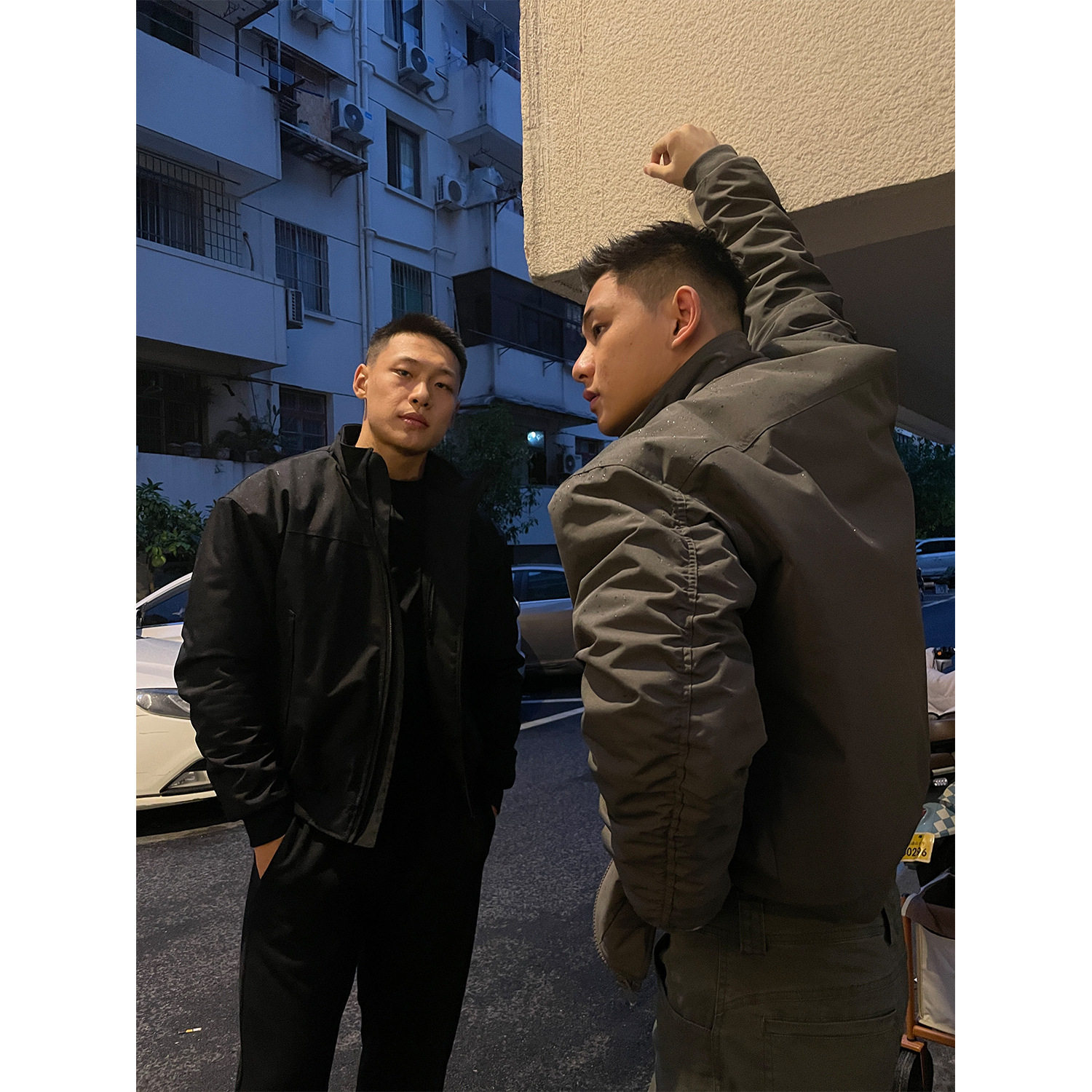 宅男社2025冬季新款棉服美式三防教练棉衣工装飞行夹克立领大码加