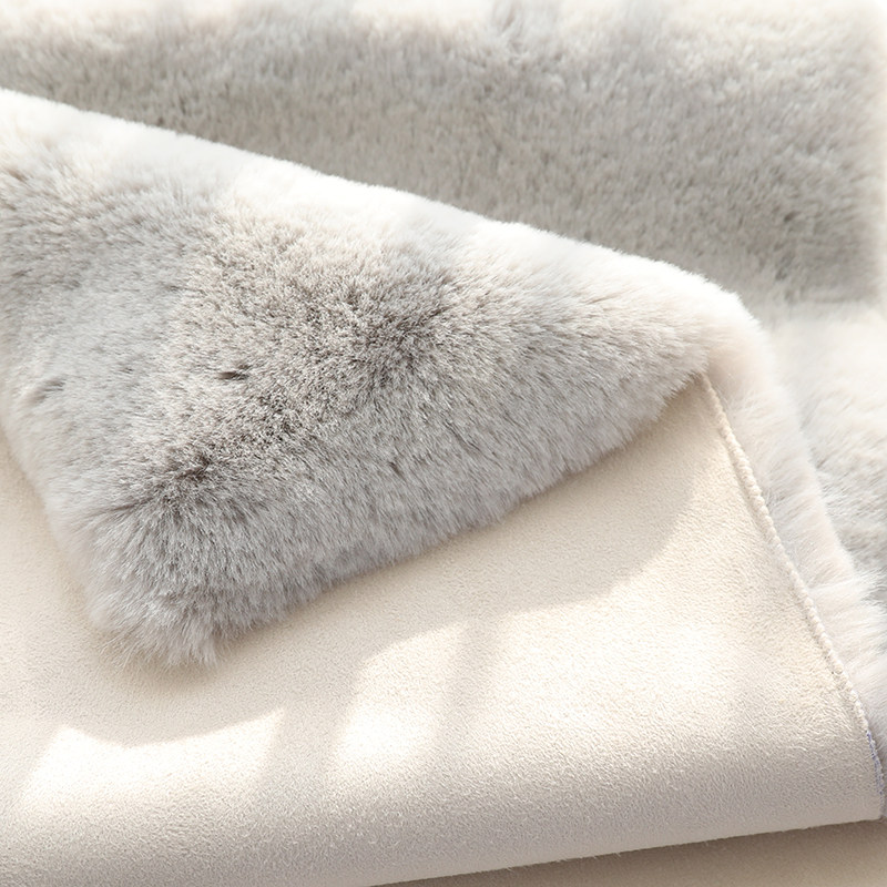 飘窗垫窗台垫2022新款兔毛坐垫榻榻米阳台垫子网红卧室毯撸猫感