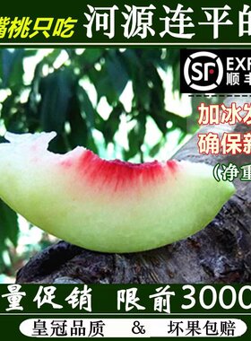 顺丰河源连平鹰嘴桃广东脆甜爽口