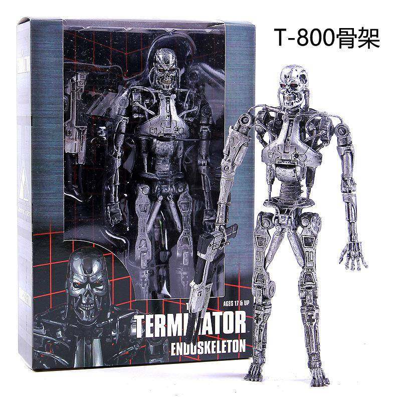 NECA 终结者 T800 骨架 未来战士 T1000机械 手办模型 盒装