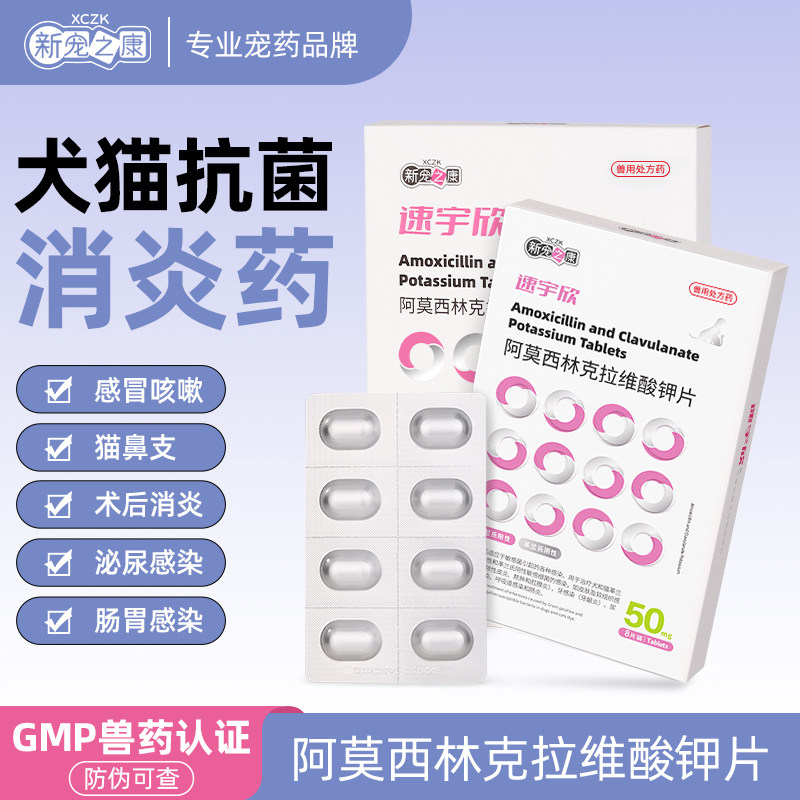 阿莫西林克拉维酸钾猫狗狗消炎药宠物打喷嚏流鼻涕鼻支猫咪感冒药,宠物/宠物食品及用品,猫呼吸道疾病药品,淘宝优惠券,粉丝福利购,淘宝优惠卷