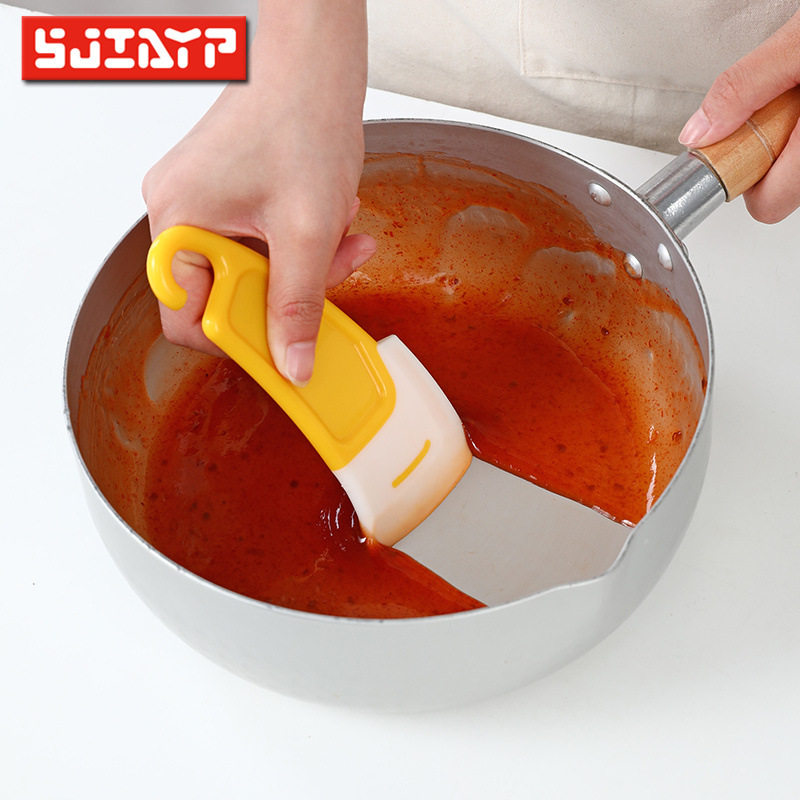 日式简便硅胶刮刀盘子平底锅油污清洁刮板厨房刮蛋糕奶油烘焙工具