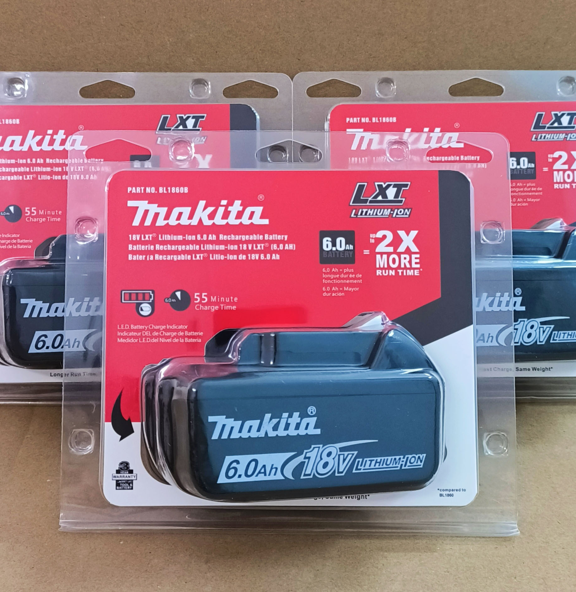 Makita/牧田原装进口BL1860B/18V/6.0Ah锂电池五金电动工具扳手 五金/工具 电池/电力配件 原图主图